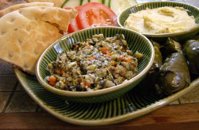 Few delicious mediterranean appetizers